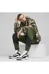 Puma Sherpa Hooded AOP Jacket Yeşil Erkek Ceket