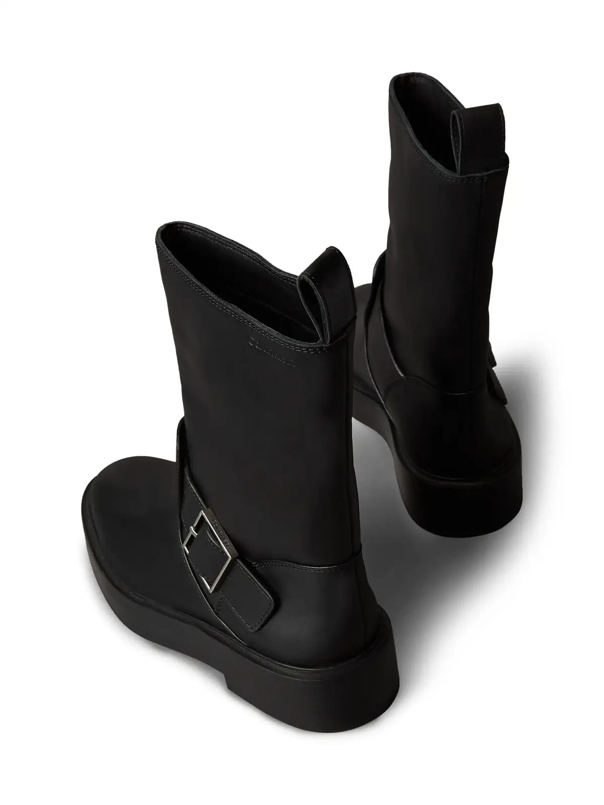 Calvin Klein CONCAVE WELT BIKER Siyah Kadın Bot