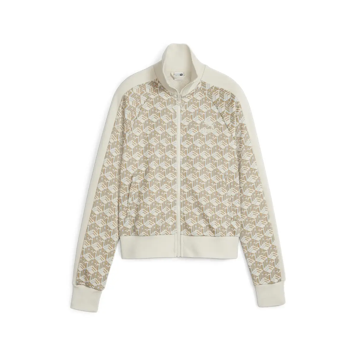 Puma T7 AOP Track Jacket Açık Kahve Kadın Sweatshirt