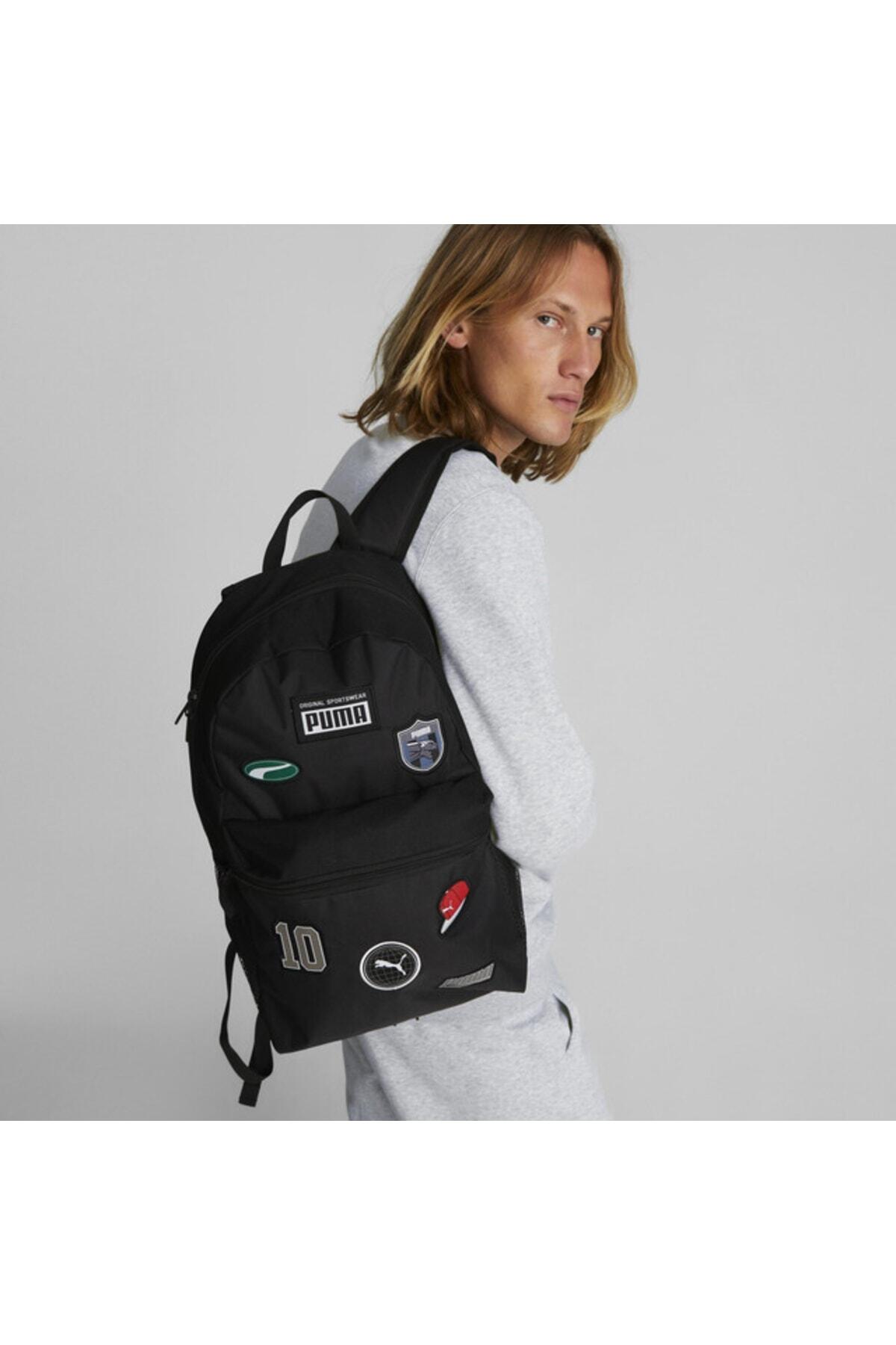 Puma Patch Siyah Armalı Sırt Çantası