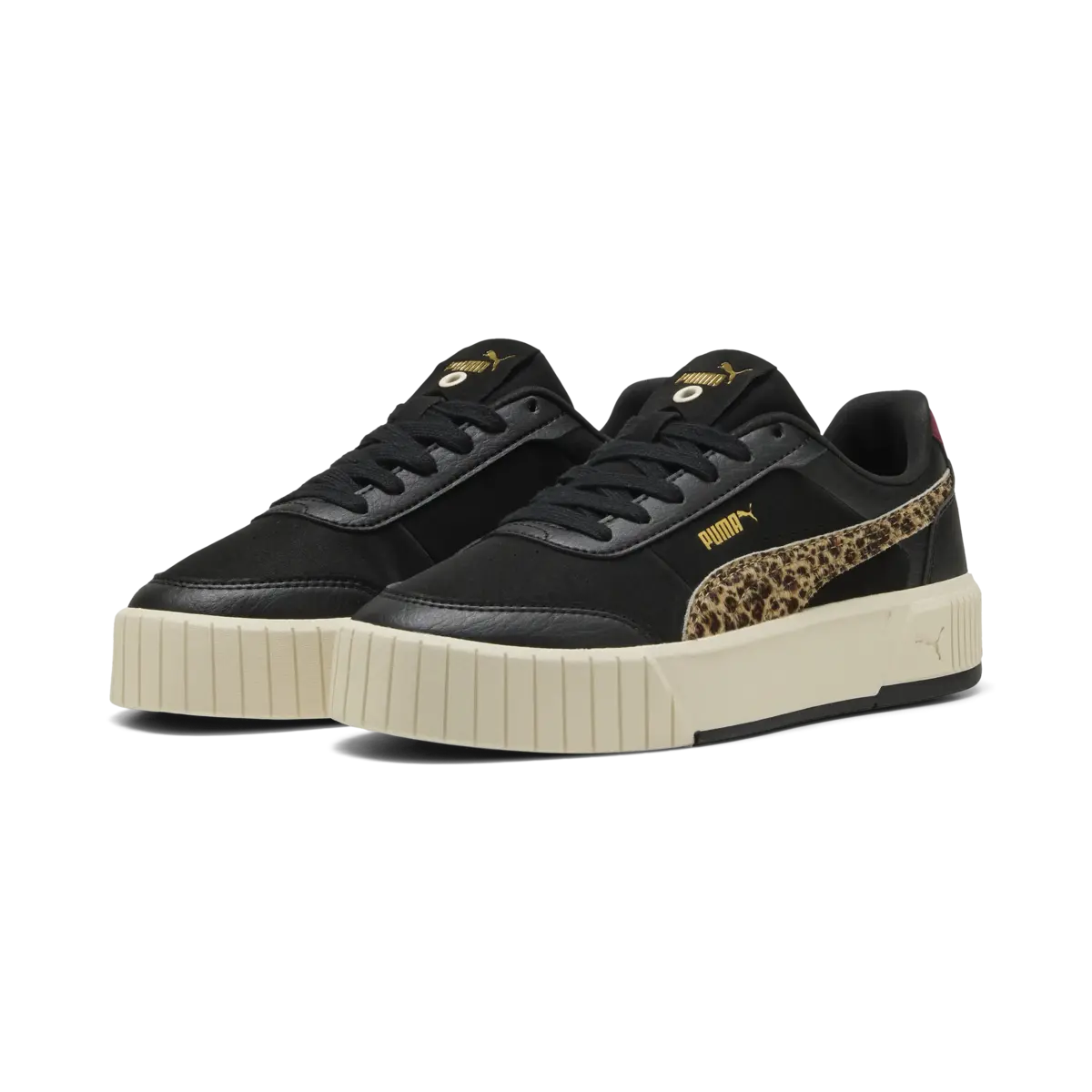 Puma Carina Mia Animal Flair Siyah Kadın Spor Ayakkabı & Sneaker