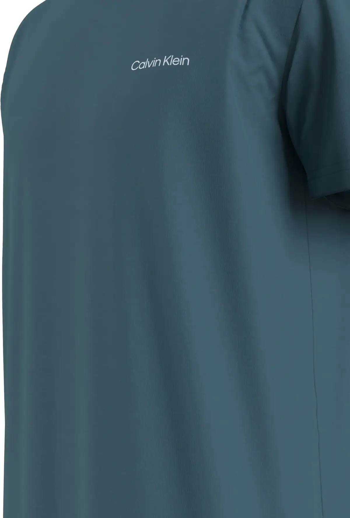 Calvin Klein MICRO LOGO INTERLOCK Erkek Mavi T-Shirt