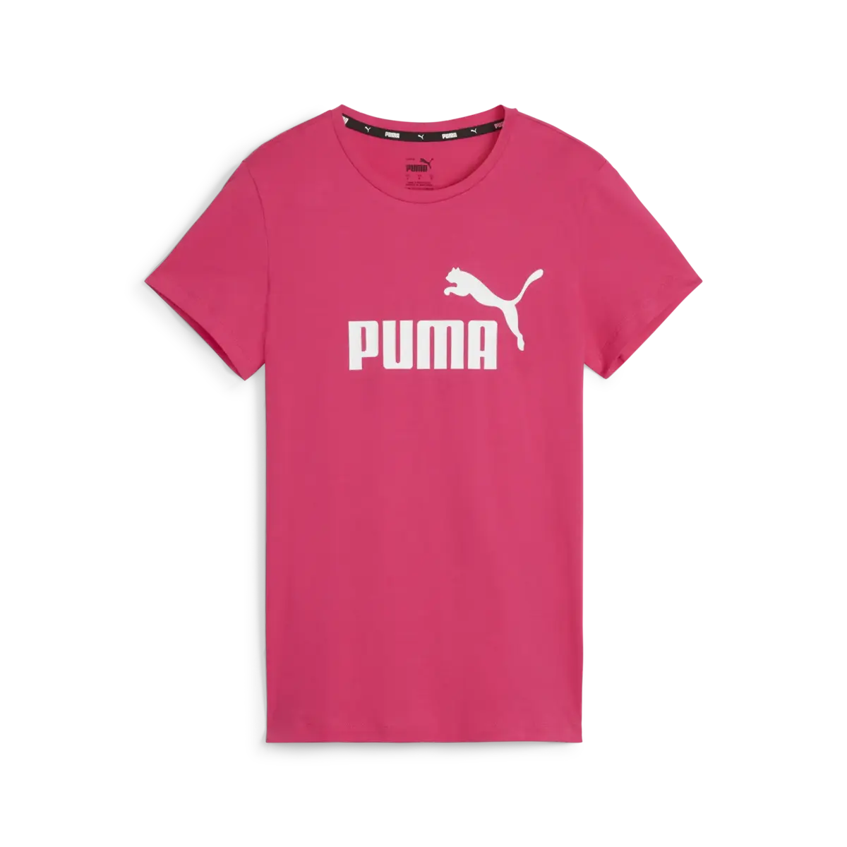 Puma Ess Logo Tee Pembe Kadın T-Shirt & Polo