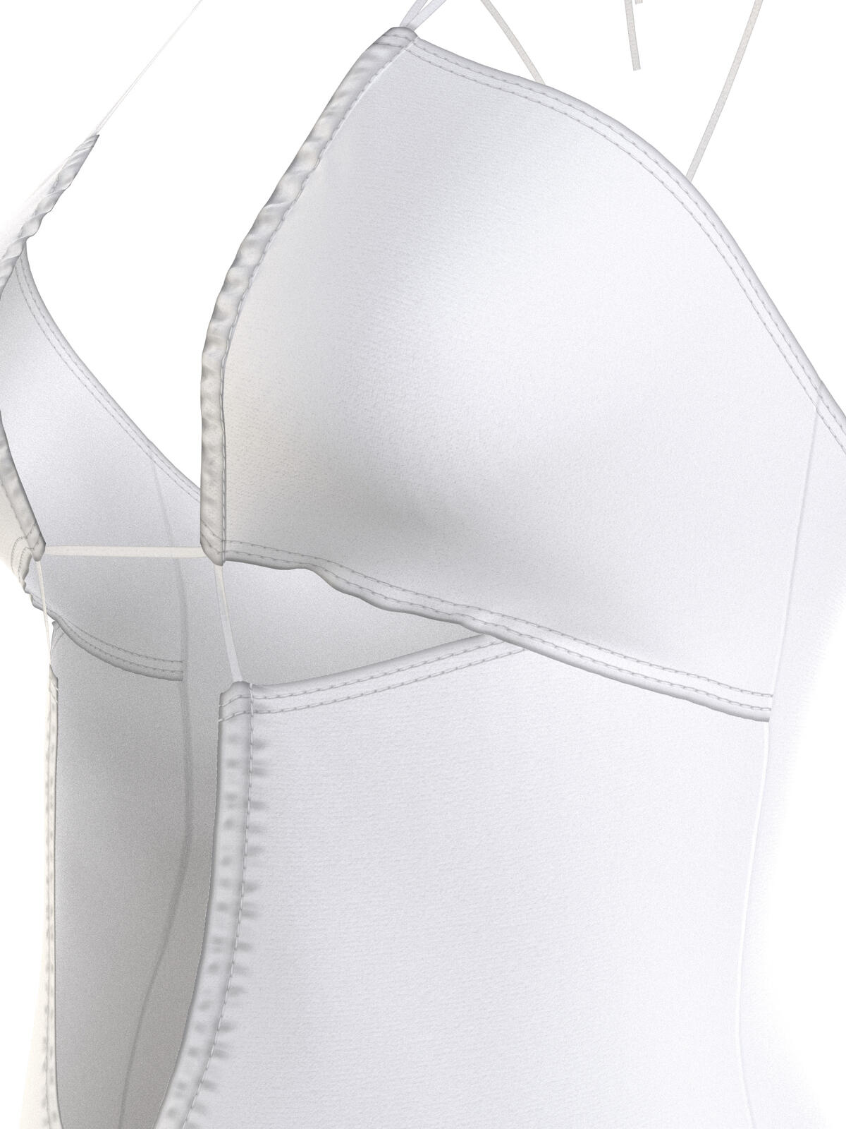 Calvin Klein ONE PIECE Kadın Beyaz Mayo