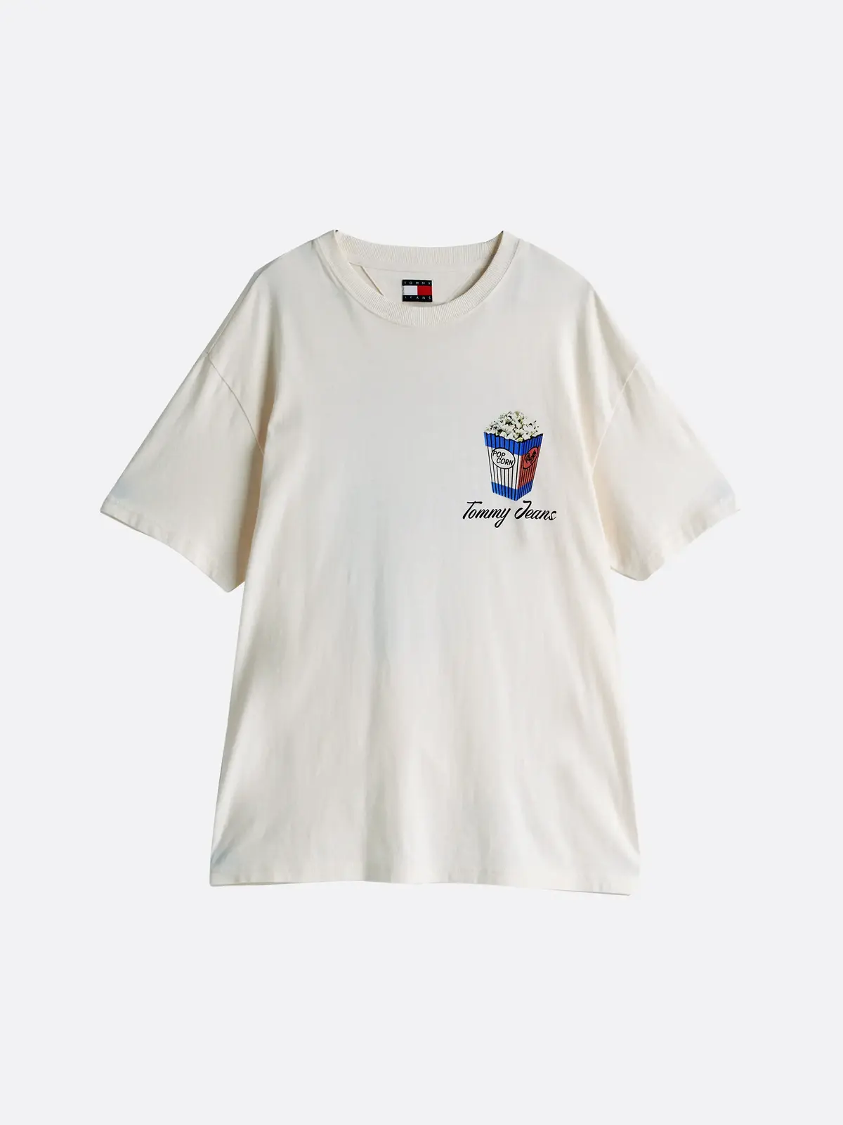 Tommy Hilfiger TJM RLX NOVELTY 2 GM, YBH Krem Erkek T-Shirt & Polo