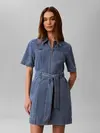 BELTED SHIRT DRESS R, YRC