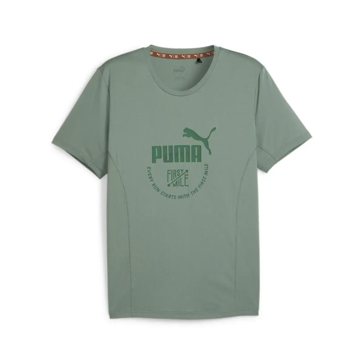 Puma Unisex First Mile Tee Yeşil Erkek T-Shirt