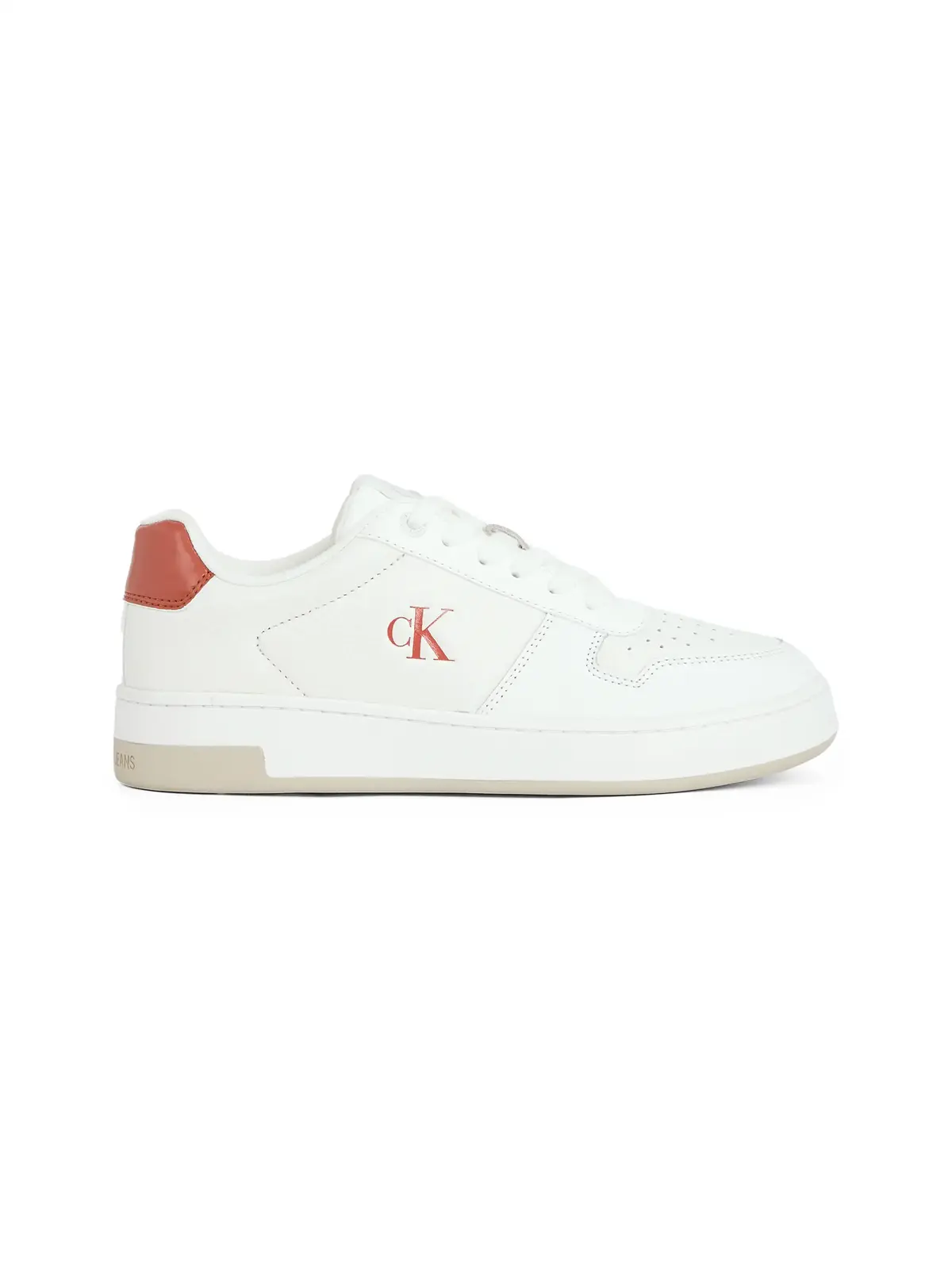 Calvin Klein BASKET CUPSOLE LOW M Beyaz Kadın Spor Ayakkabı & Sneaker