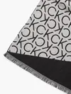 Calvin Klein SEASONAL LOGO 100X20 Kadın Siyah Eşarp