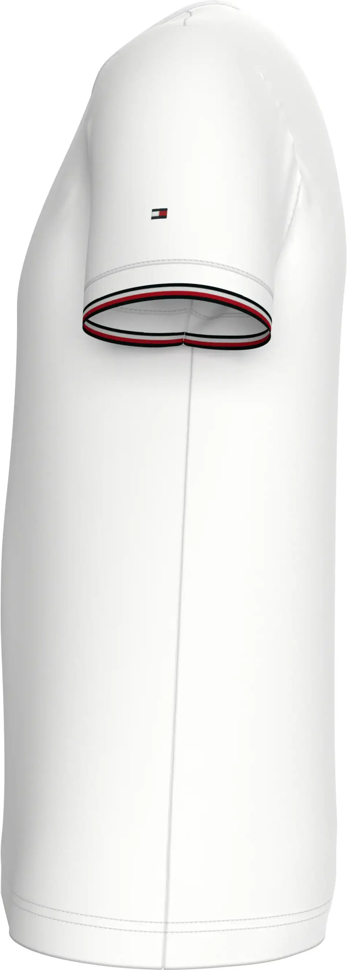 Tommy Hilfiger TOMMY LOGO TIPPED TE, YBR Beyaz Erkek T-Shirt & Polo