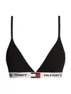 Tommy Hilfiger RP TRIANGLE Kadın Siyah Bikini Üst