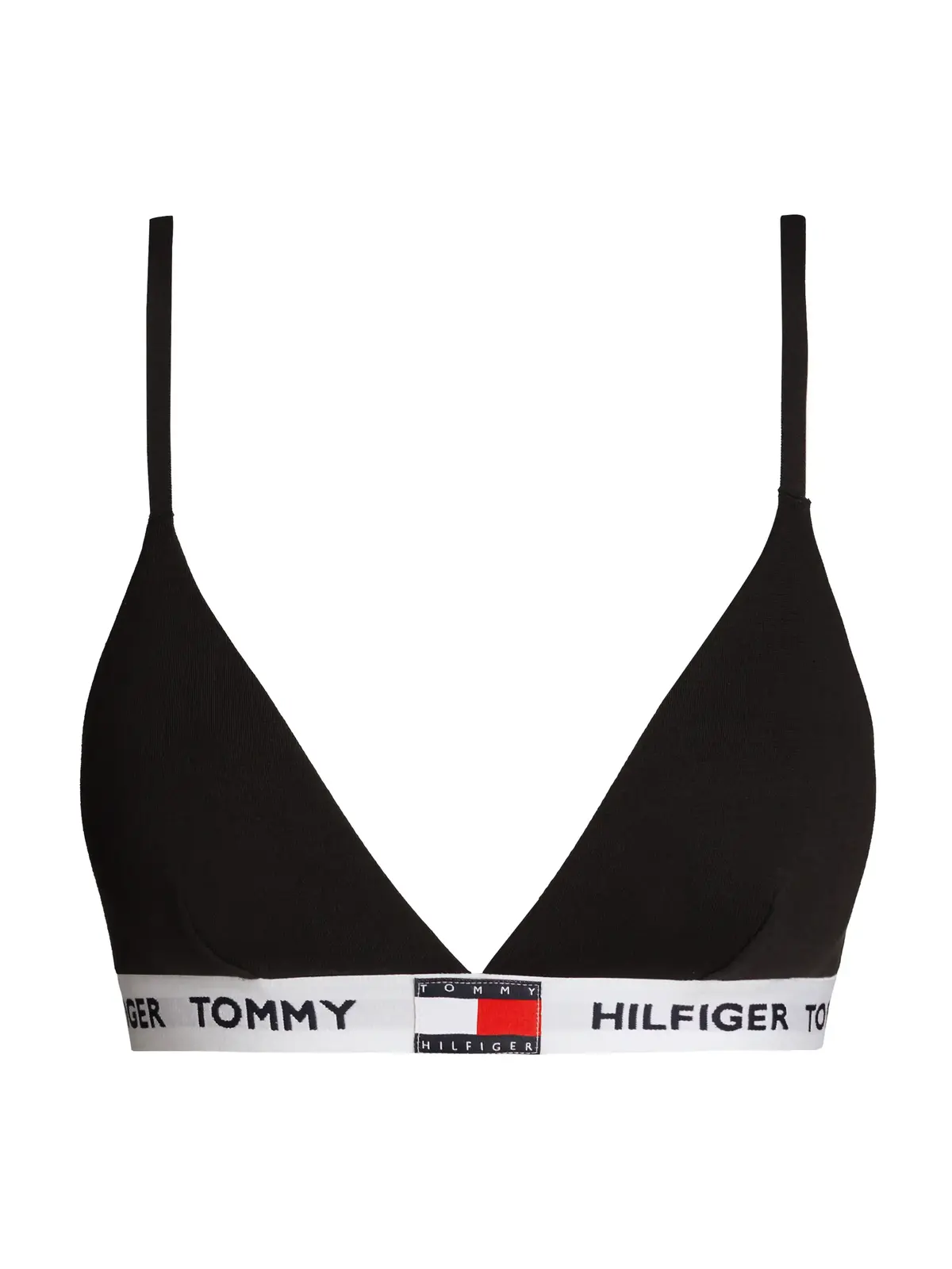 Tommy Hilfiger RP TRIANGLE Kadın Siyah Bikini Üst