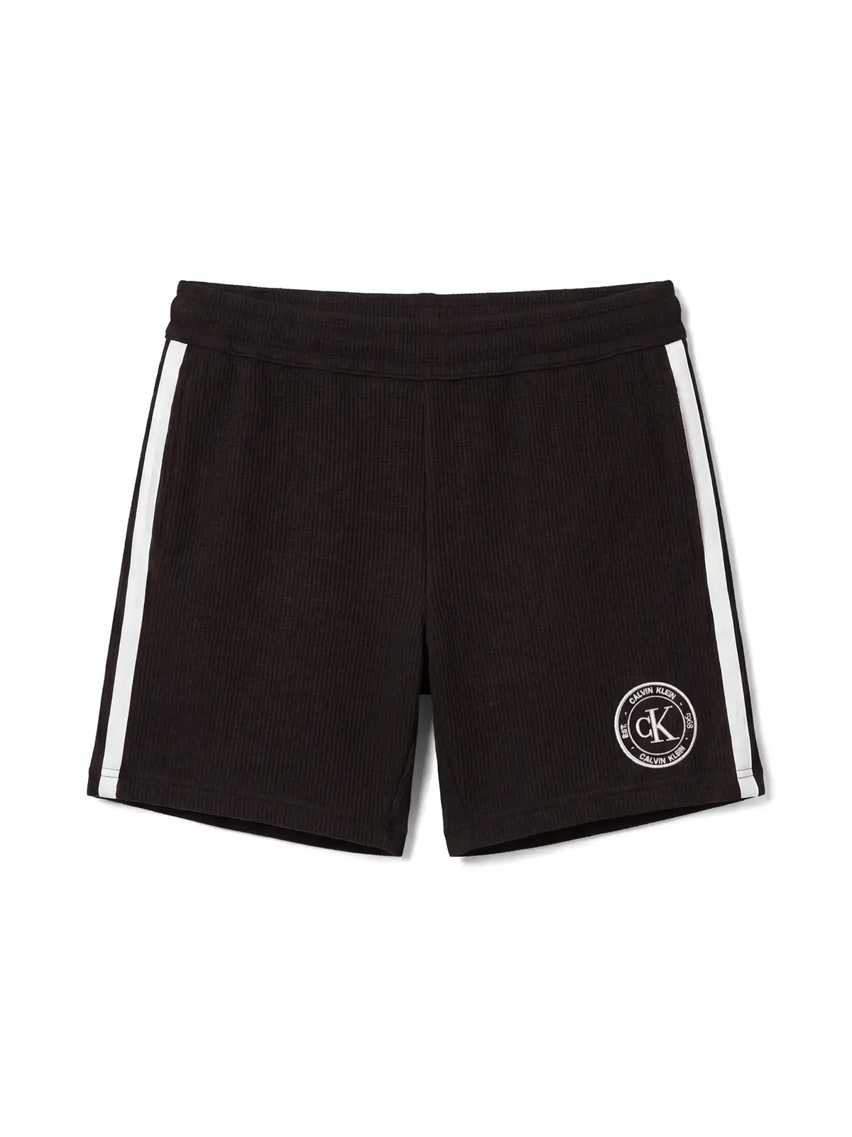 Calvin Klein WAFFLE SHORT, UB1 Siyah Erkek Şort