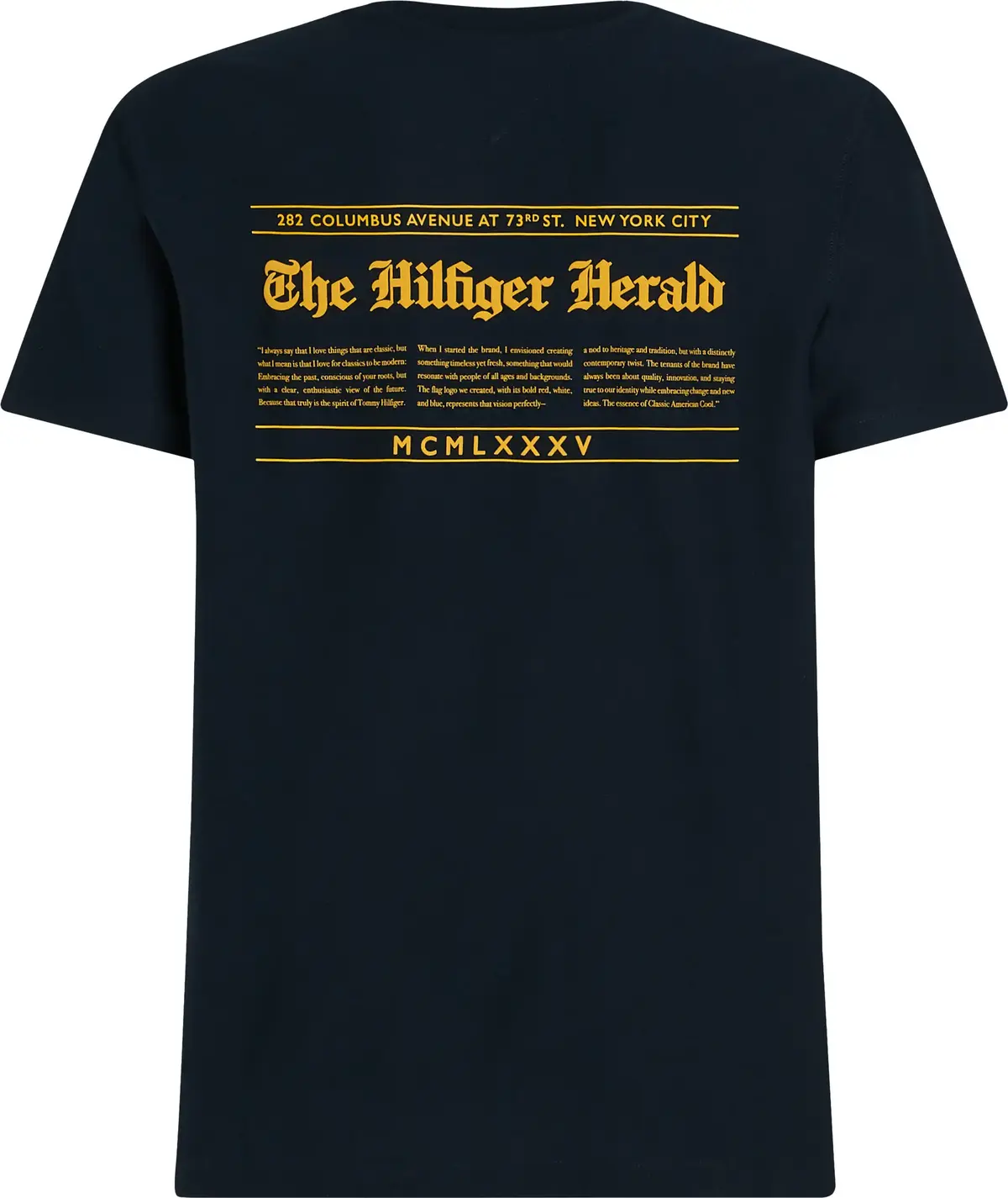 Tommy Hilfiger HILFIGER HERALD BACK, DW5 Siyah Erkek T-Shirt & Polo