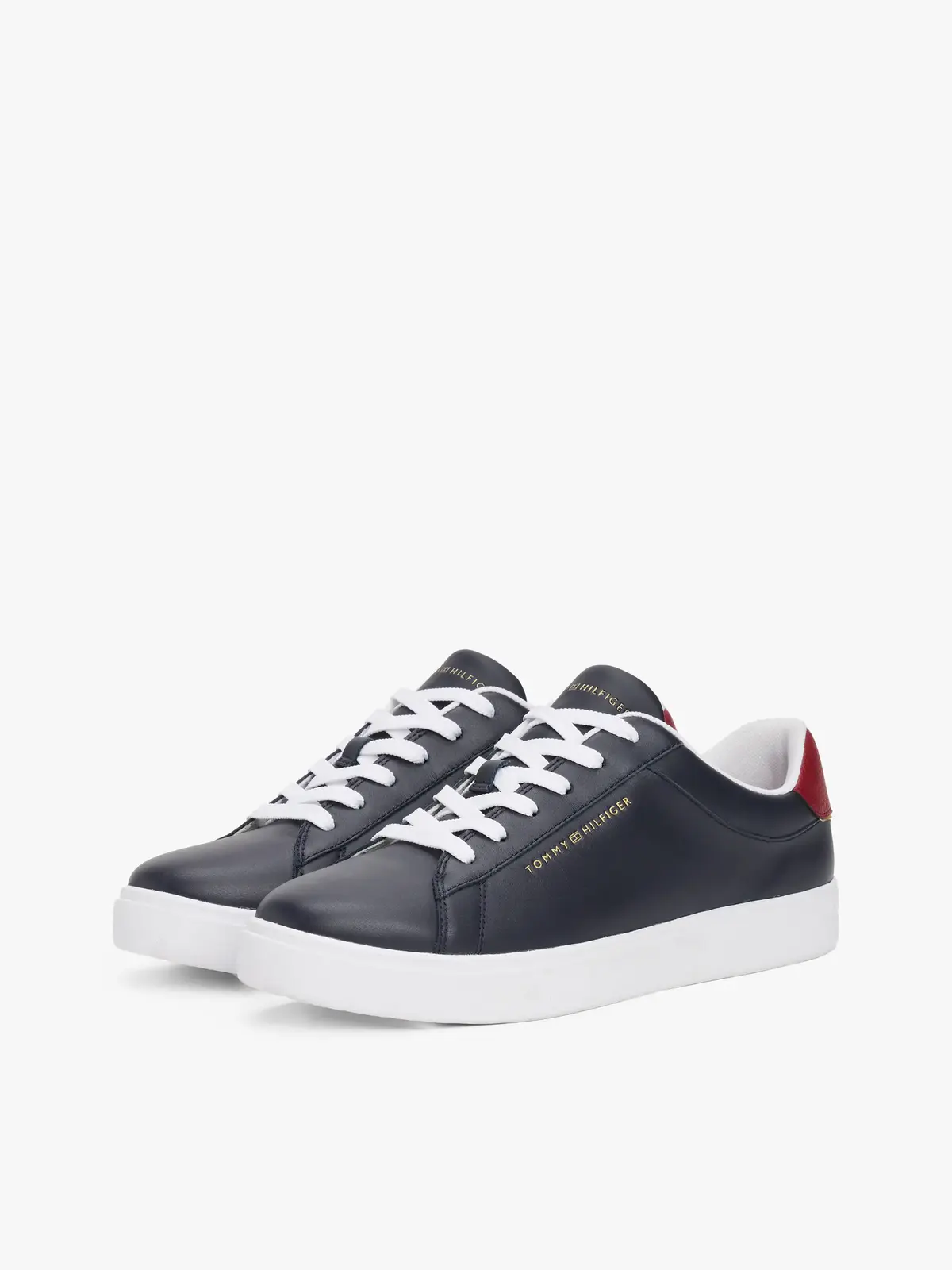 Tommy Hilfiger ESSENTIAL COURT SNEA, DW6 Siyah Kadın Spor Ayakkabı & Sneaker