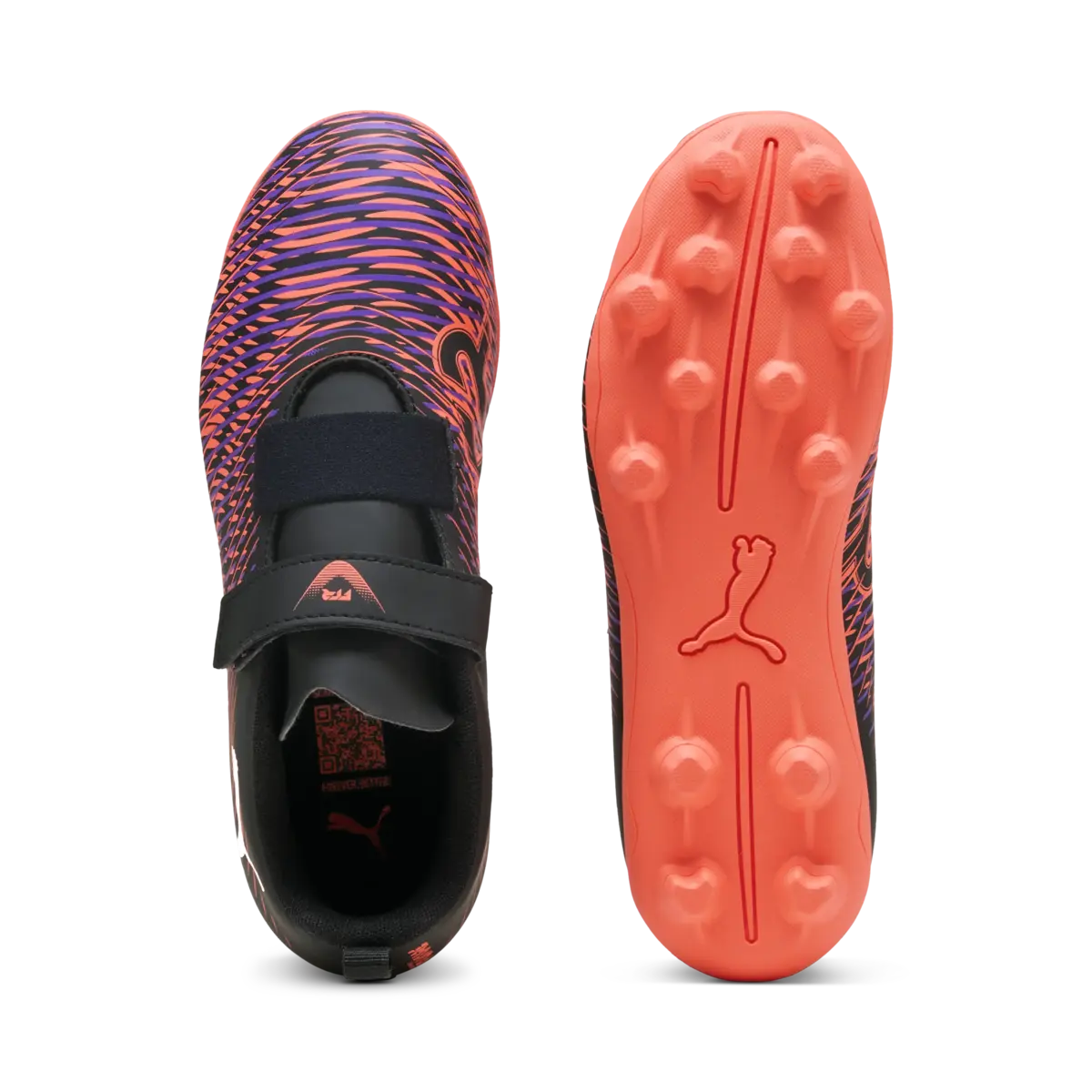 Puma FUTURE 8 PLAY V FG/AG RB Jr Siyah Çocuk Krampon
