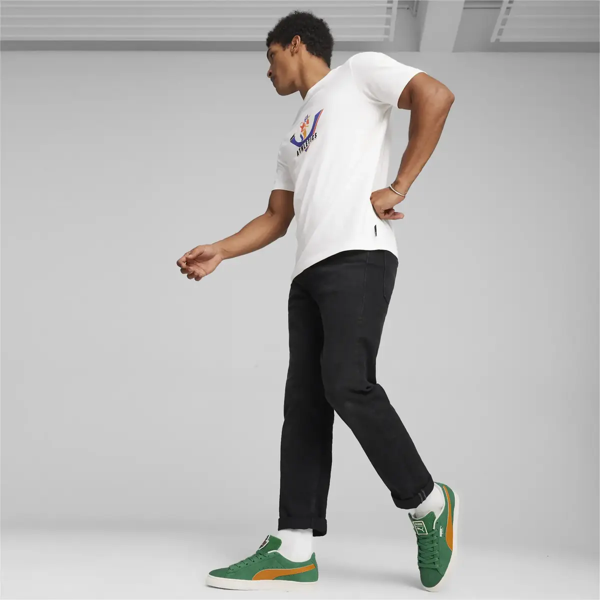 Puma Suede Patch Yeşil Unisex Günlük Spor Ayakkabı