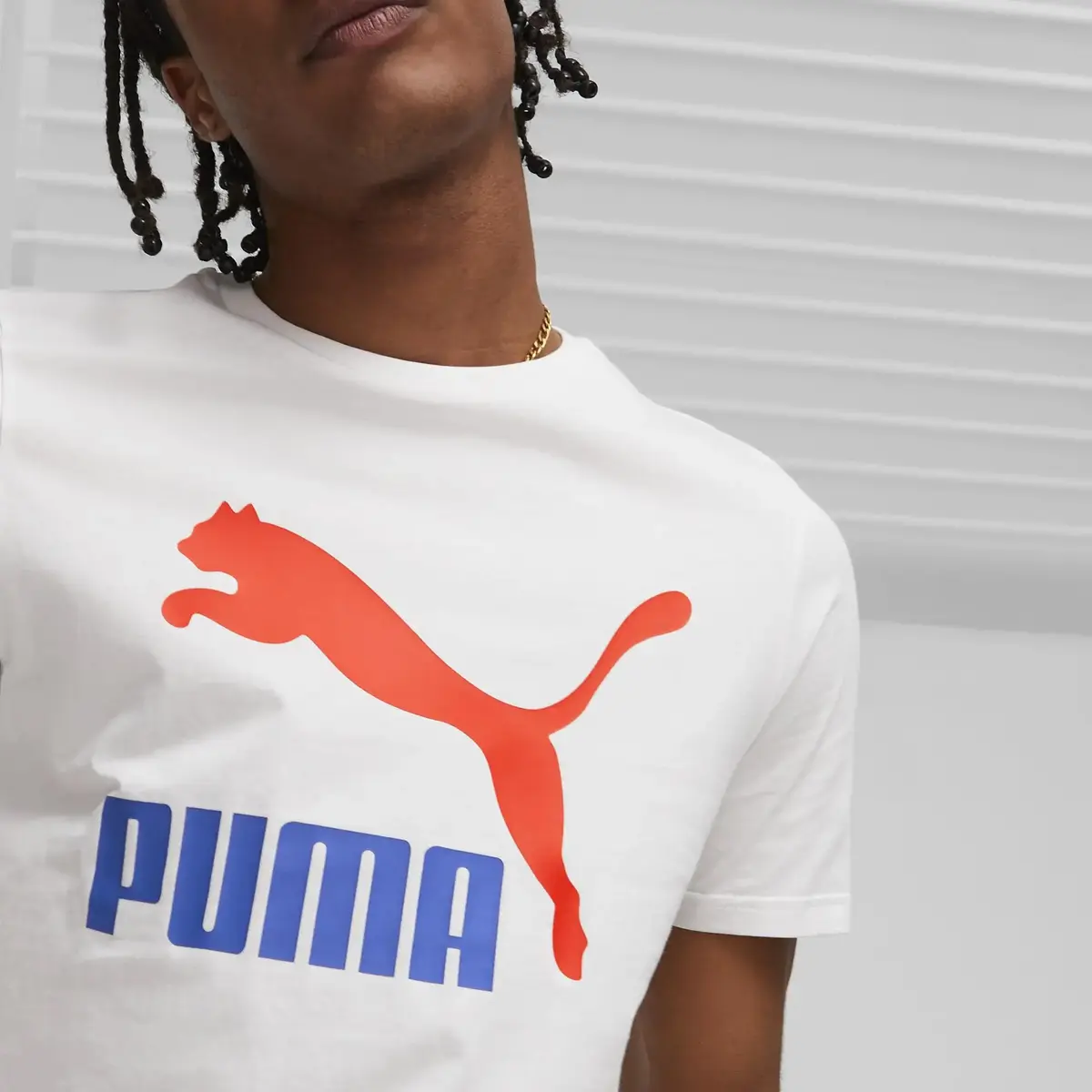 Puma Classics Logo Beyaz Erkek T-Shirt