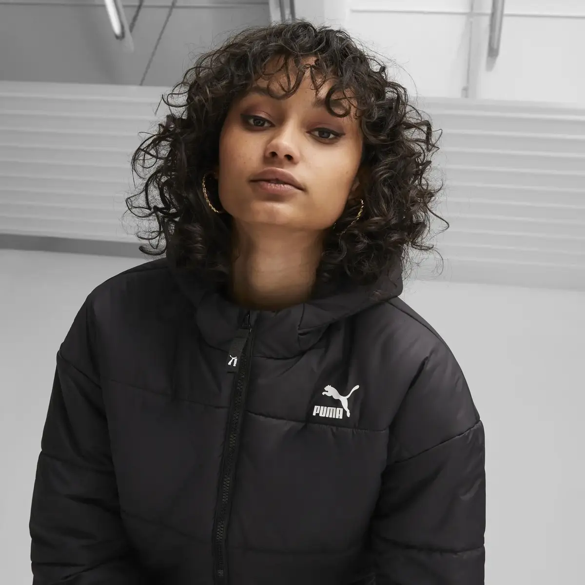 Puma Classics Padded Jacket Siyah Kadın Şişme Mont