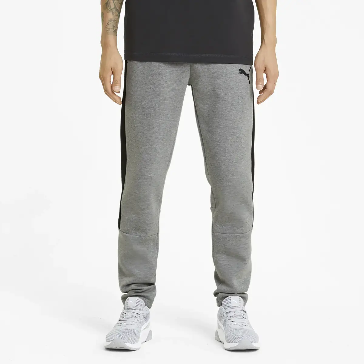 Puma EVOSTRIPE Core Pants Gri Erkek Eşofman Altı