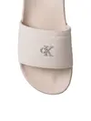 Calvin Klein ESS SLIDE CANVAS HDW Pudra Kadın Kanvas Logolu Terlik