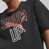 Puma WOMENS GRAPHIC BOXY CROP TEE Siyah Kadın Tank / Kolsuz Üst