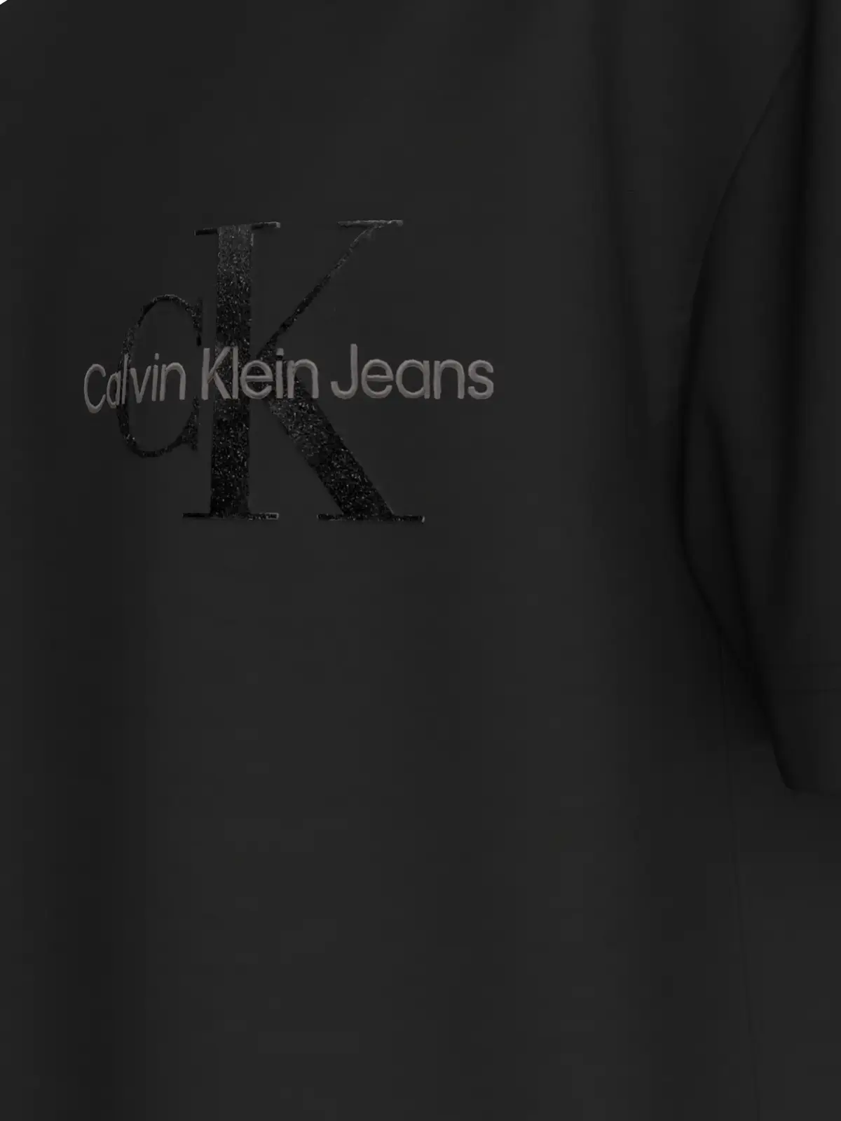 Calvin Klein BRISTLE MONOLOGO TEE, BEH Siyah Erkek T-Shirt & Polo