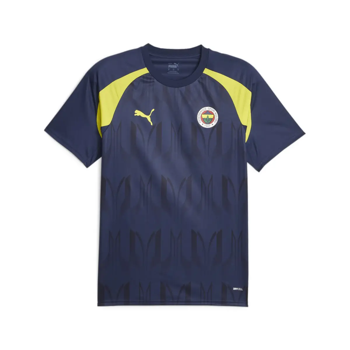 Puma Fsk Prematch Ss Jersey Medieval Blue-Blazıng Yellow Lacivert Erkek Forma