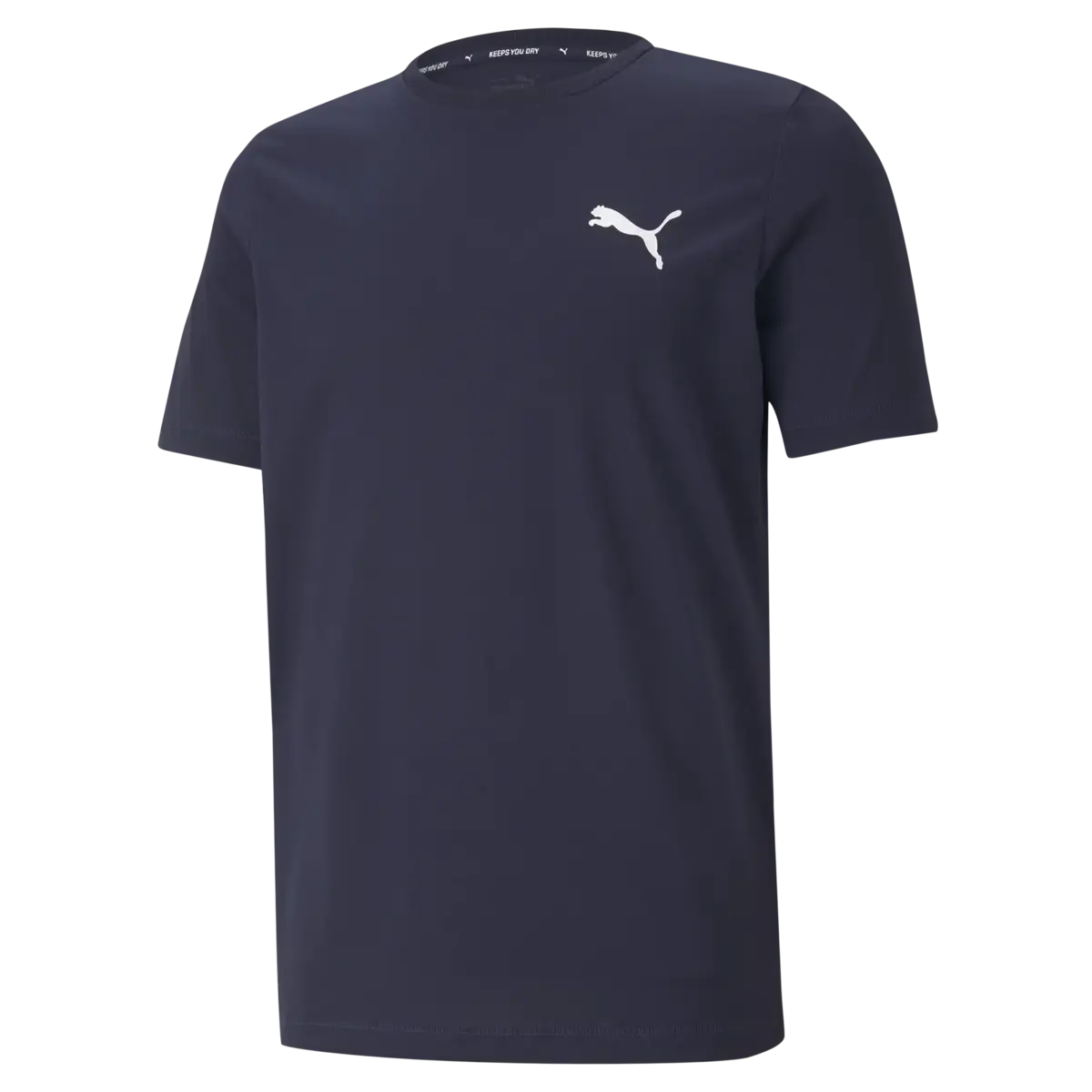 Puma ACTIVE Small Logo Tee Lacivert Erkek T-Shirt
