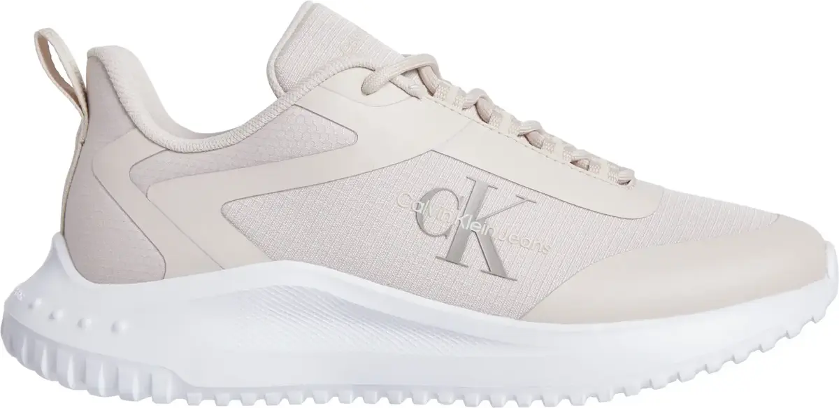 Calvin Klein EVA RUNNER LOW LACE, 0JY Krem Kadın Spor Ayakkabı & Sneaker