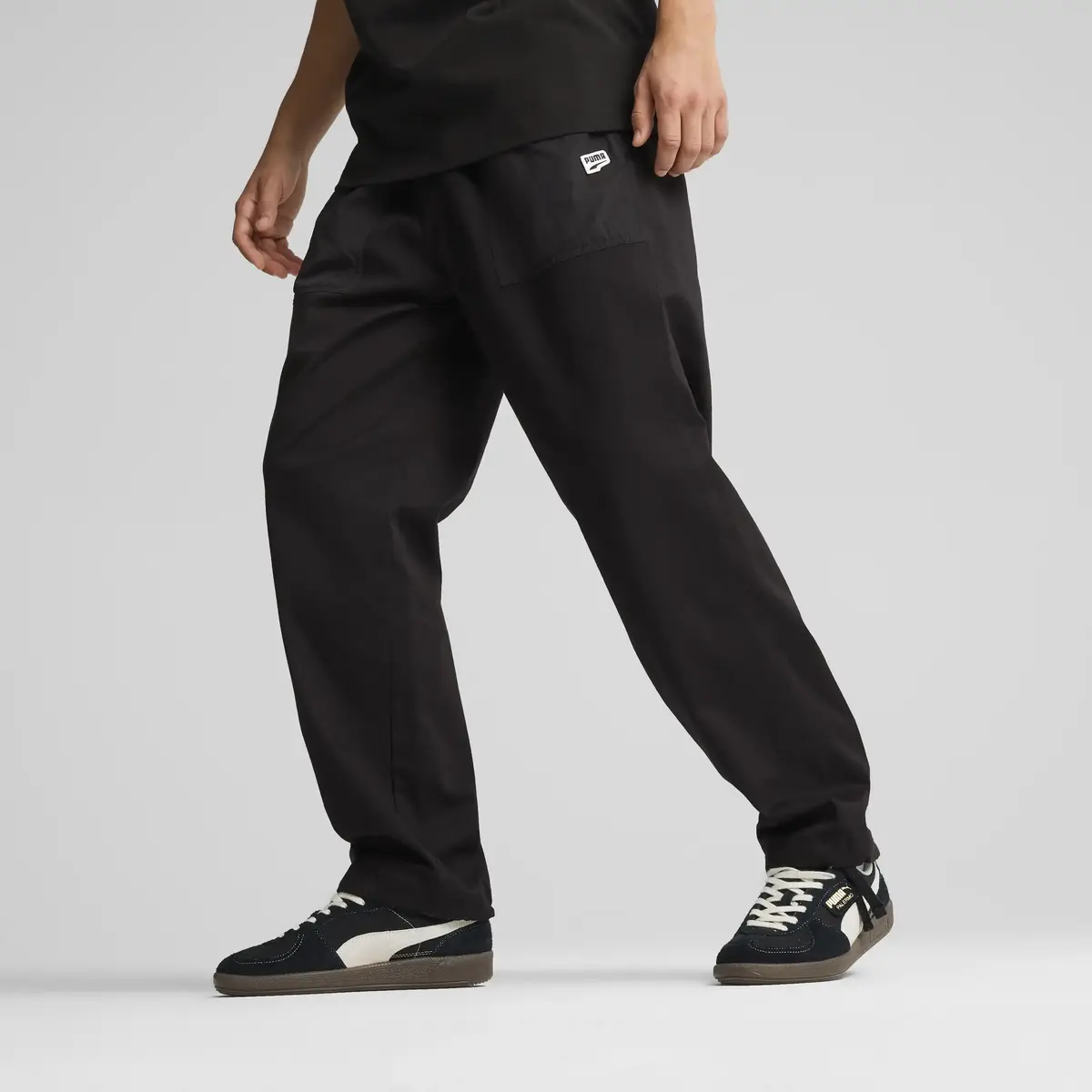 Puma DOWNTOWN Parachute Pants Siyah Erkek Eşofman Altı
