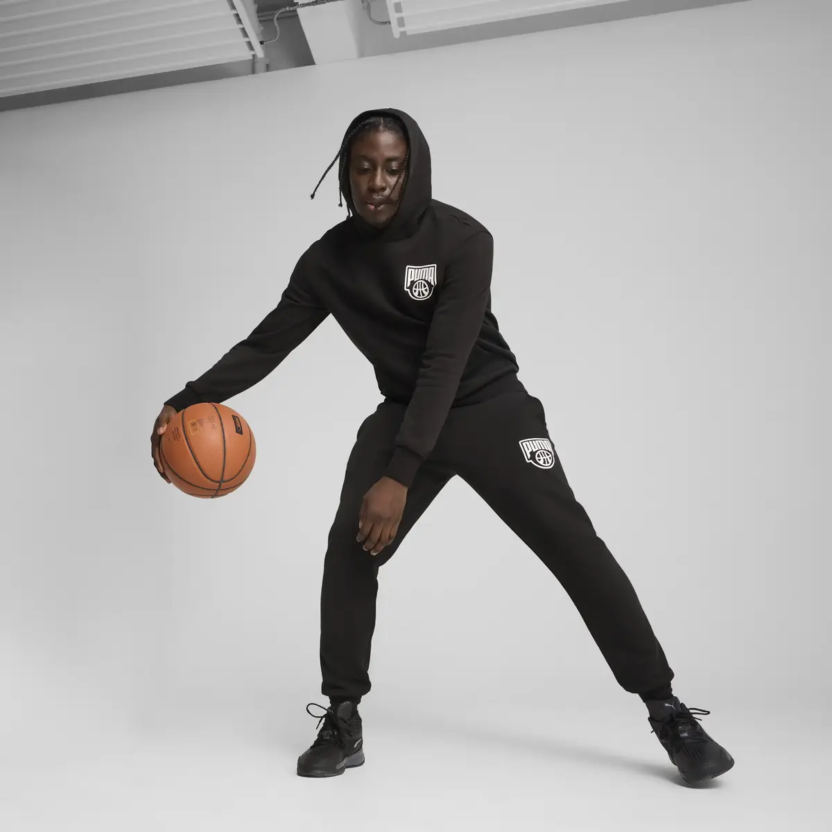 Puma Posterize Hoodie Siyah Erkek Sweatshirt