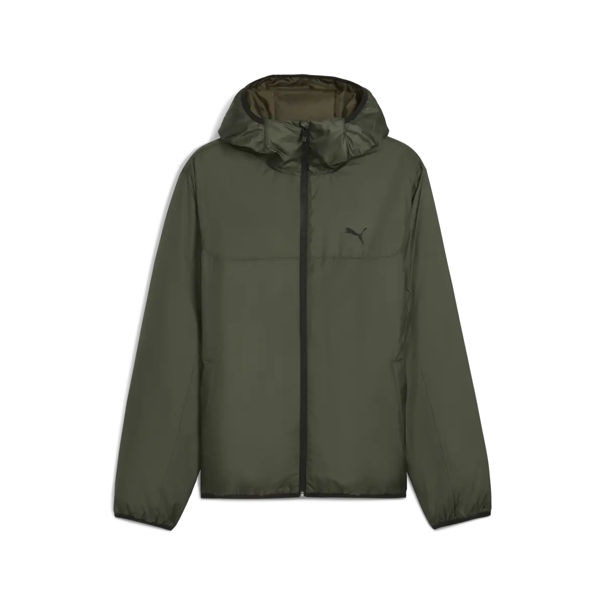 Puma ESS Light Padded Jacket Yeşil Kapüşonlu Mont