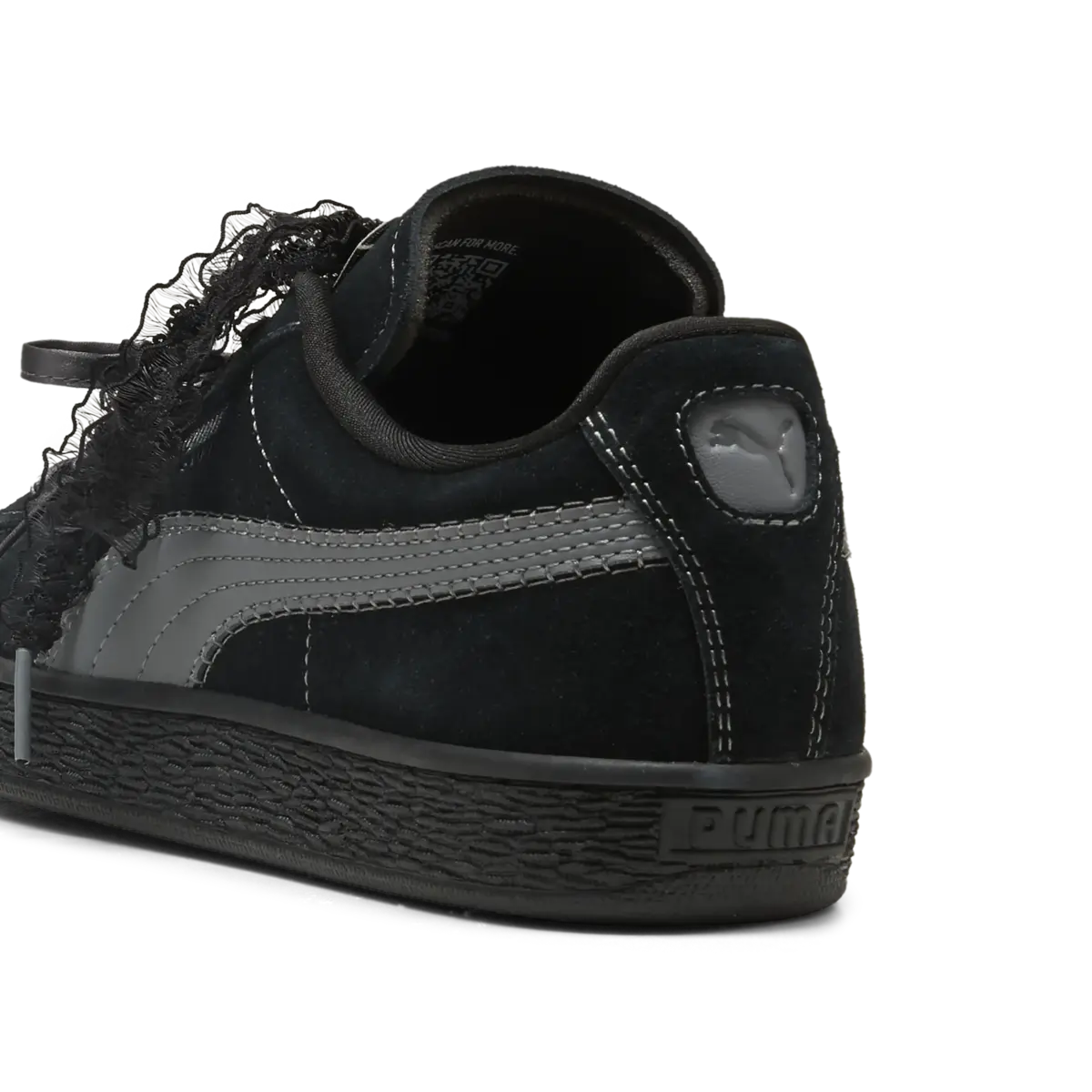 Puma Suede Bloom Wns Kadın Siyah Spor Ayakkabı & Sneaker