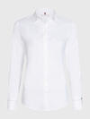 Tommy Hilfiger HERITAGE SLIM FIT SH Kadın Beyaz Gömlek