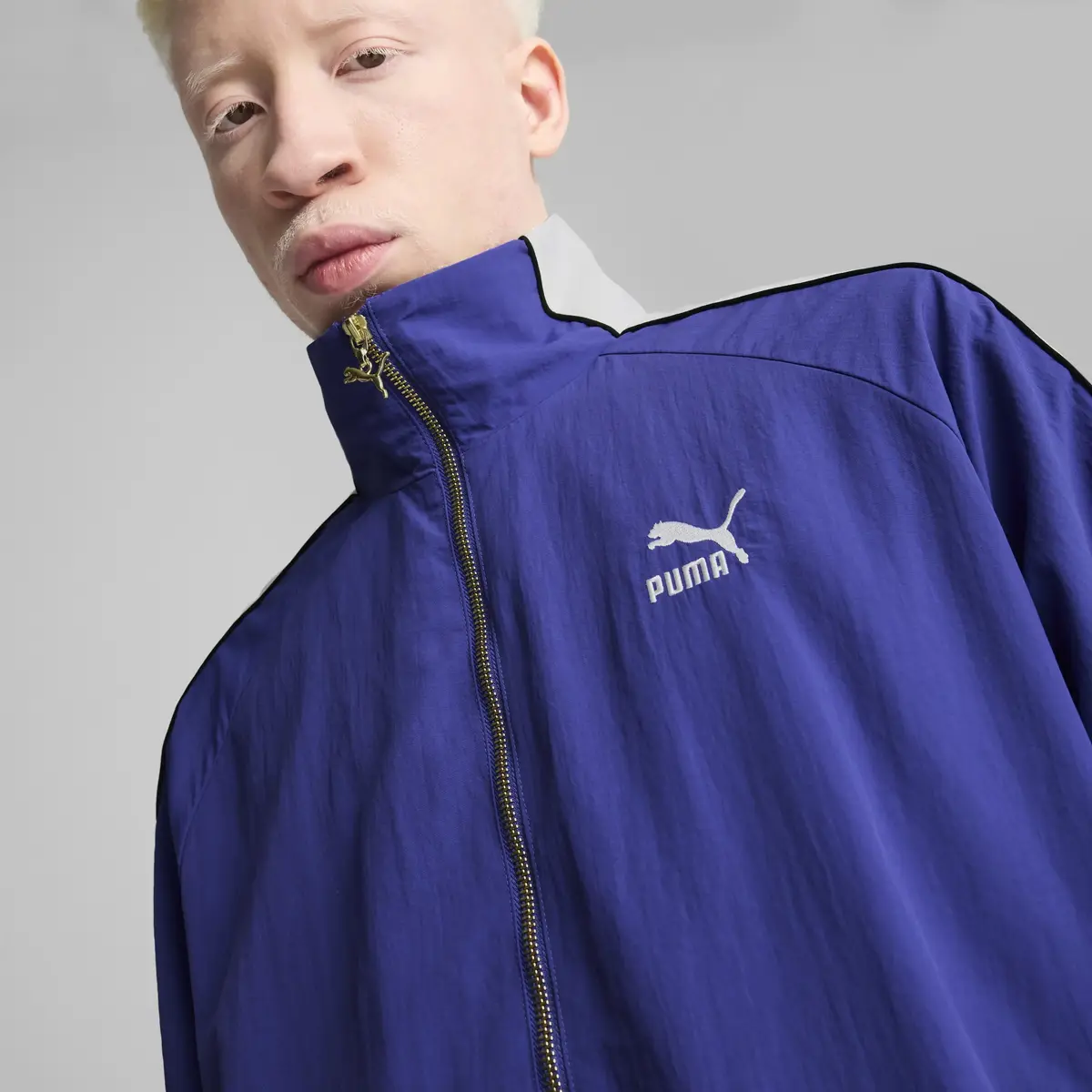 Puma T7 PLAY.PARIS. Track Jacket Mor Erkek Sweatshirt