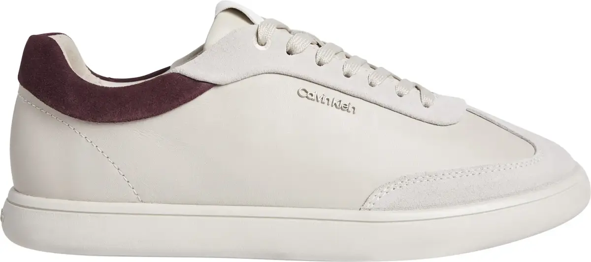 Calvin Klein CUPSOLE LACE UP - LT, 0HN Beyaz Kadın Spor Ayakkabı & Sneaker