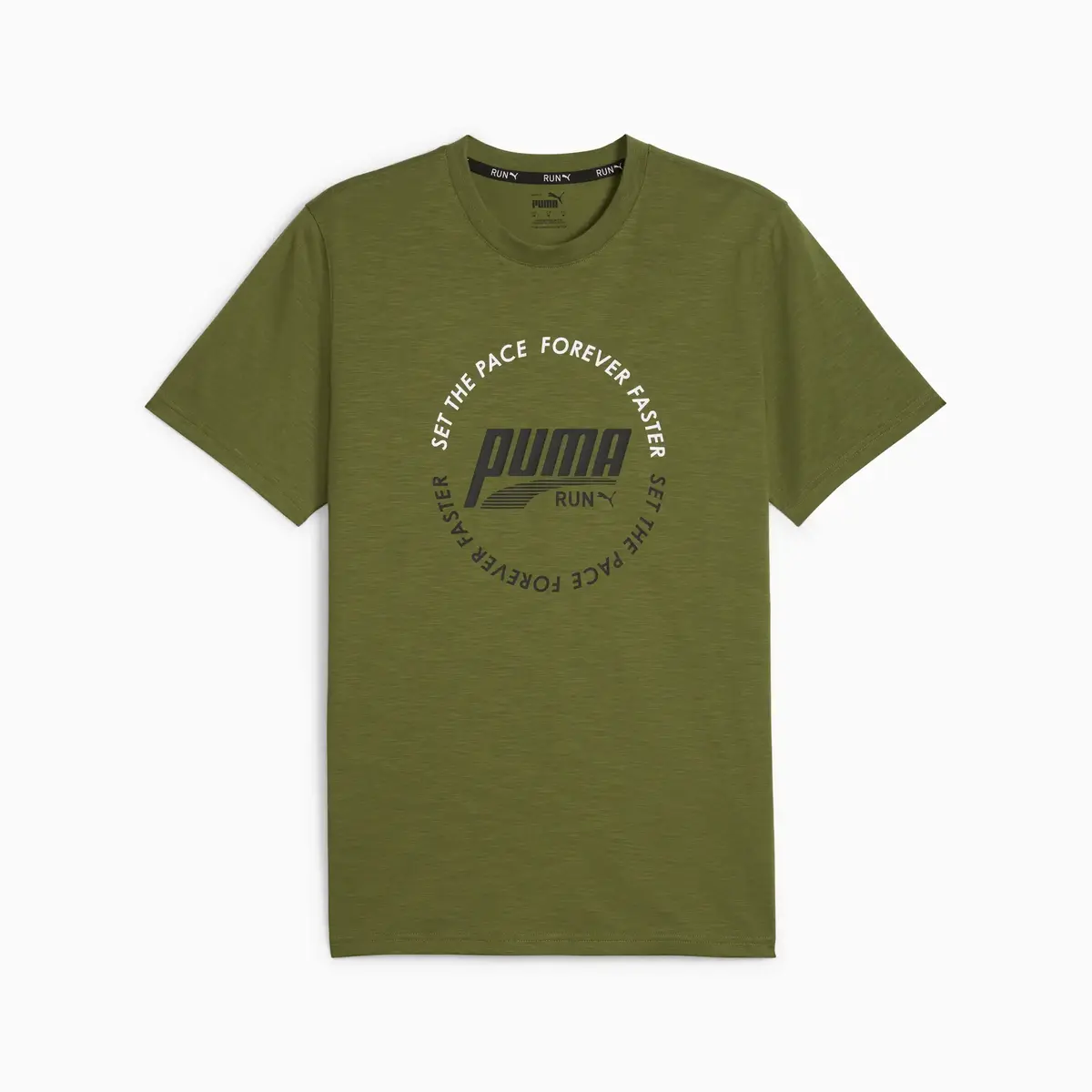 Puma MEN"S GRAPHIC RUN EMBLEM TEE Erkek T-Shirt & Polo