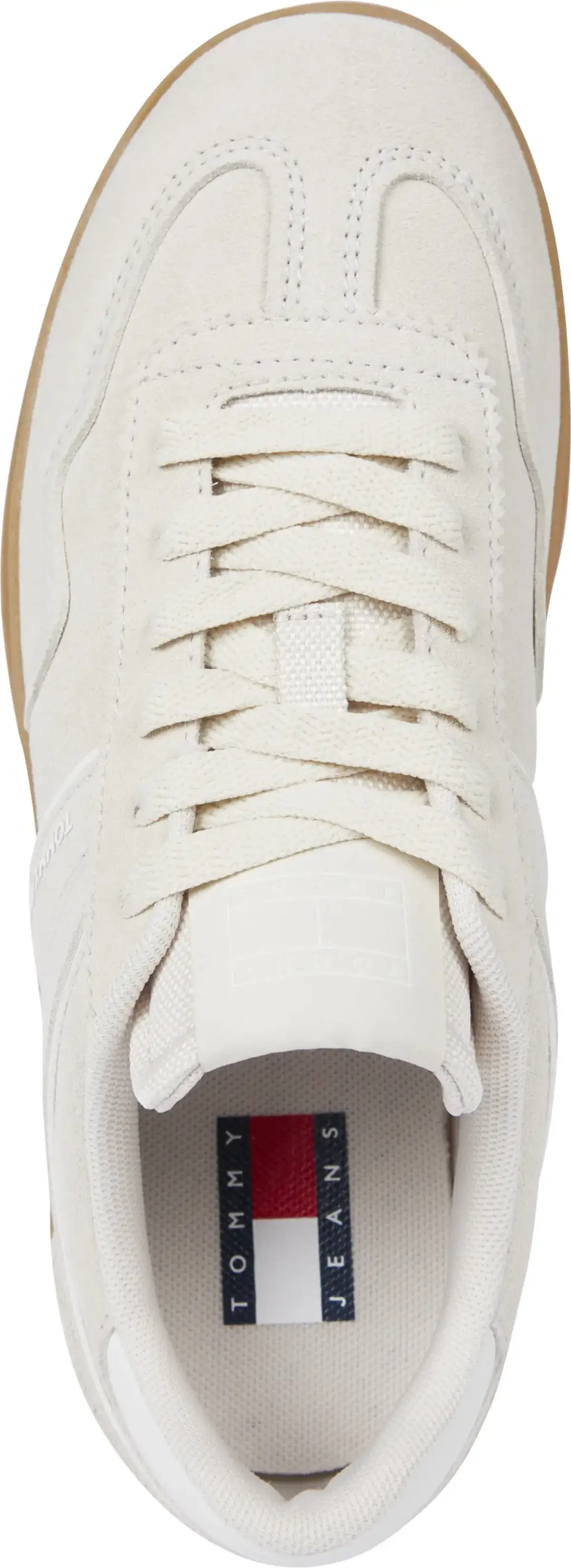 Tommy Hilfiger THE GREENWICH SUEDE, ACG Krem Kadın Spor Ayakkabı & Sneaker