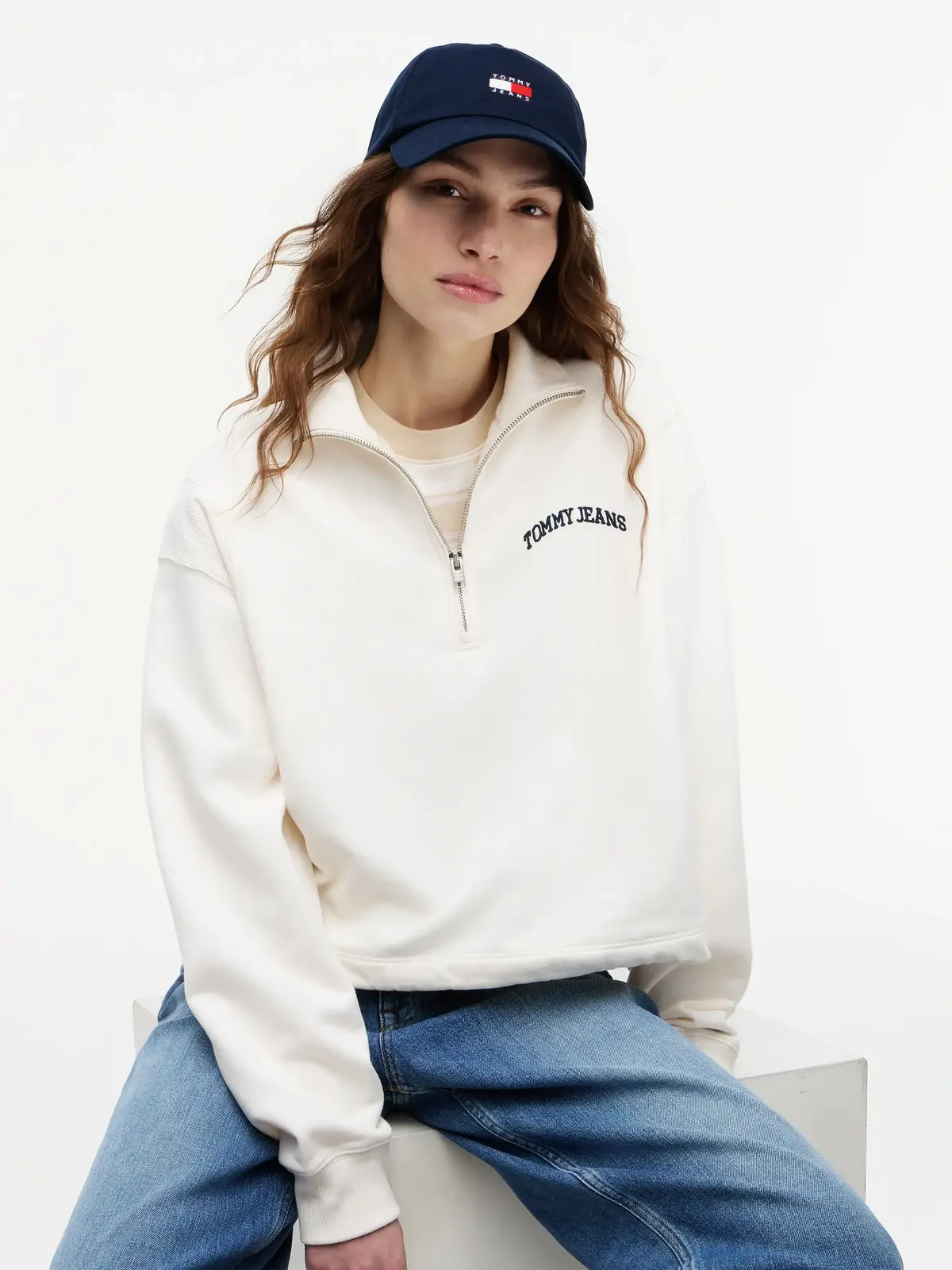 Tommy Hilfiger TJW HERITAGE CORE 5, C1G Lacivert Kadın Şapka