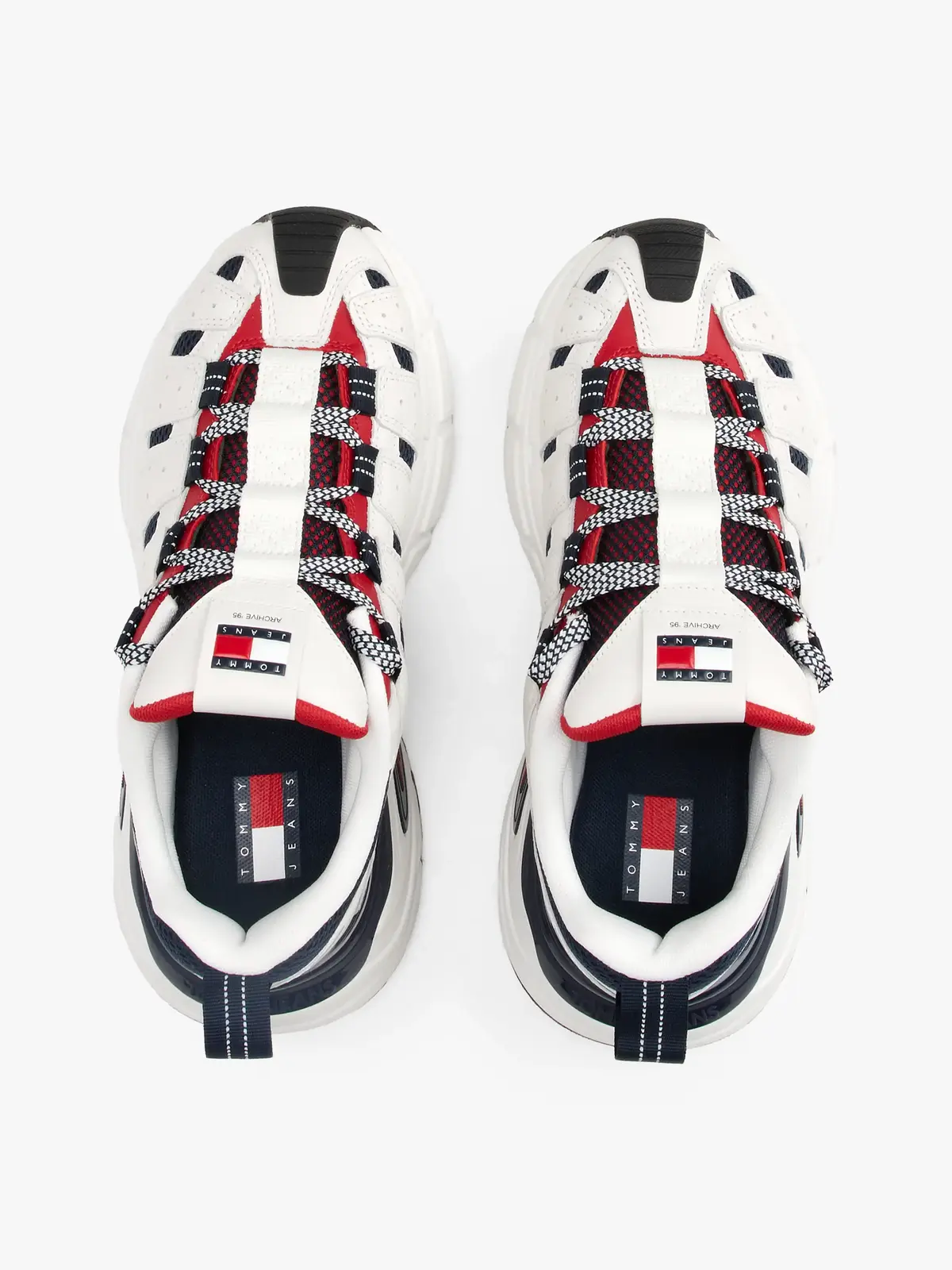 Tommy Hilfiger ARCHIVE'95, 0G1 Beyaz Kadın Spor Ayakkabı & Sneaker