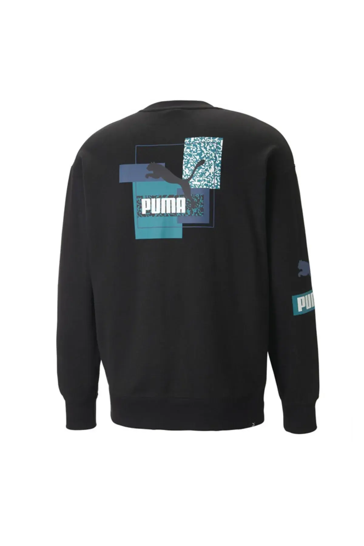 Puma Brand Love Crew Tr Siyah Erkek Sweatshirt