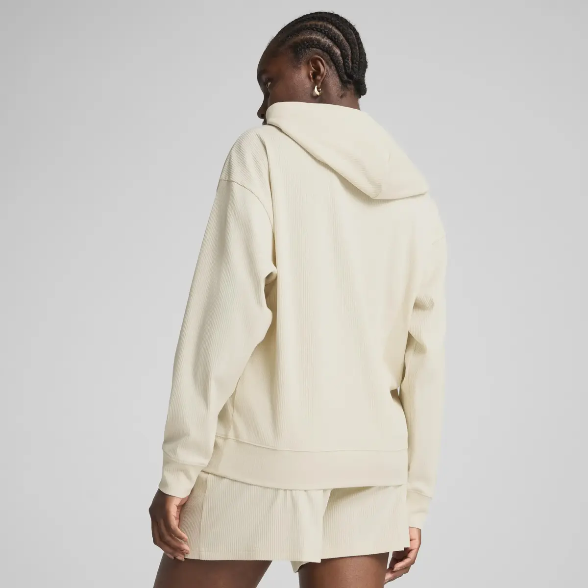 PUMA ESS ELEVATED Comfort Hoodie Bej Kadın Hoodie