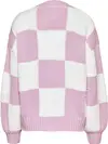 Tommy Hilfiger TJW OVRSZD CHECKER C Kadın Pembe Kazak