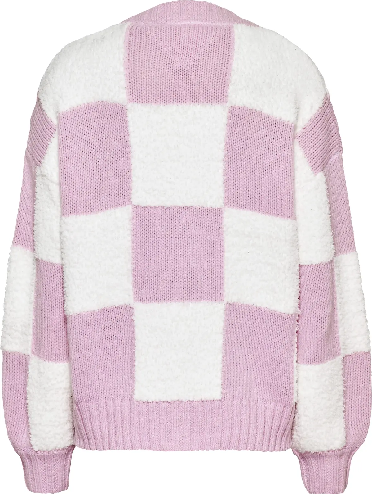 Tommy Hilfiger TJW OVRSZD CHECKER C Kadın Pembe Kazak