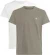 Calvin Klein Beyaz Erkek T-Shirt & Polo