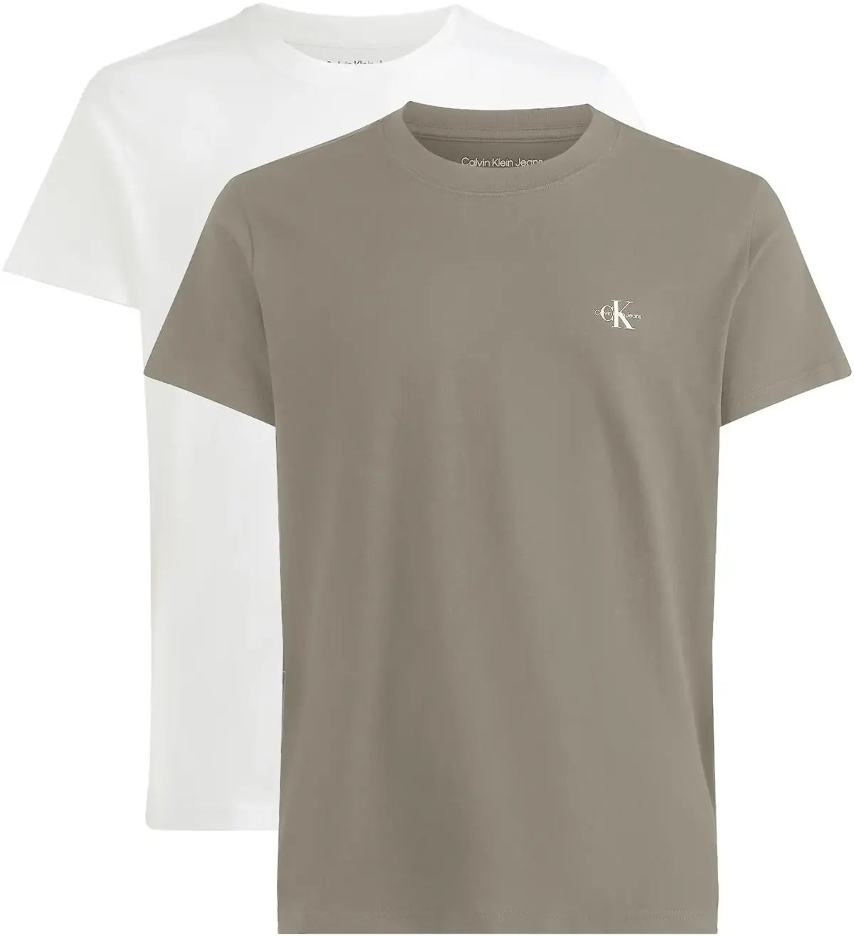 Calvin Klein Beyaz Erkek T-Shirt & Polo