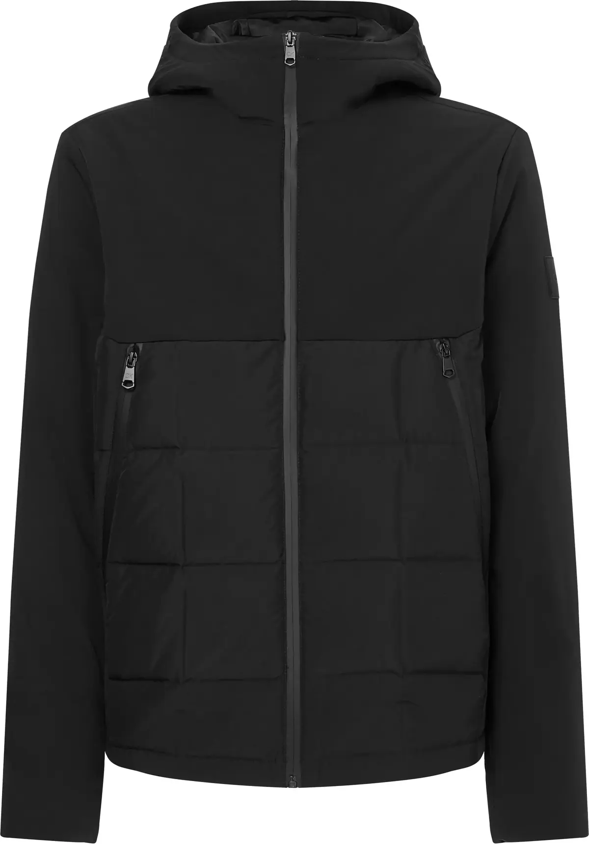 Calvin Klein STITCHLESS MIX MEDIA Erkek Siyah Şişme Mont