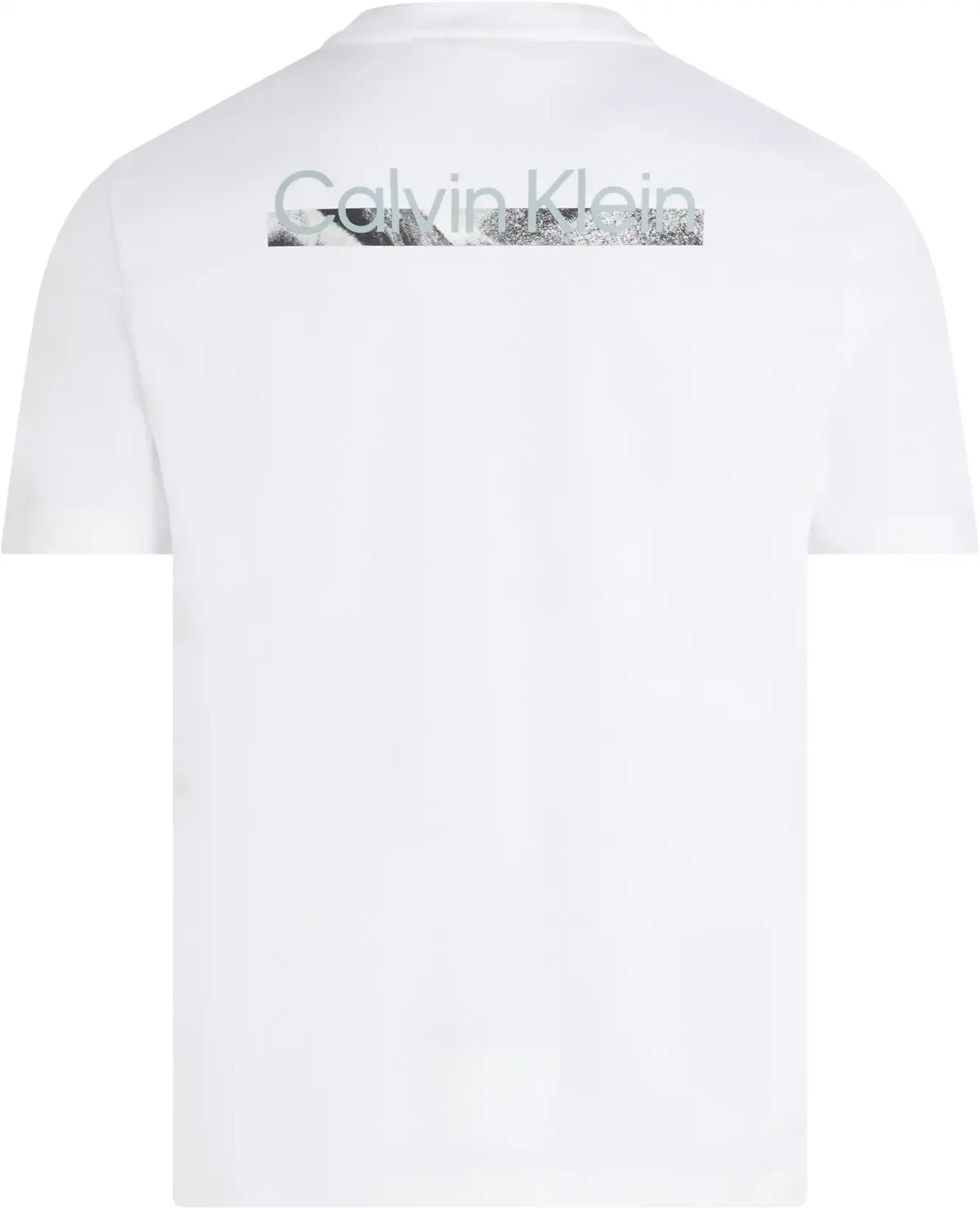 Calvin Klein BACK LOGO GRAPHIC T-, YAF Beyaz Erkek T-Shirt & Polo