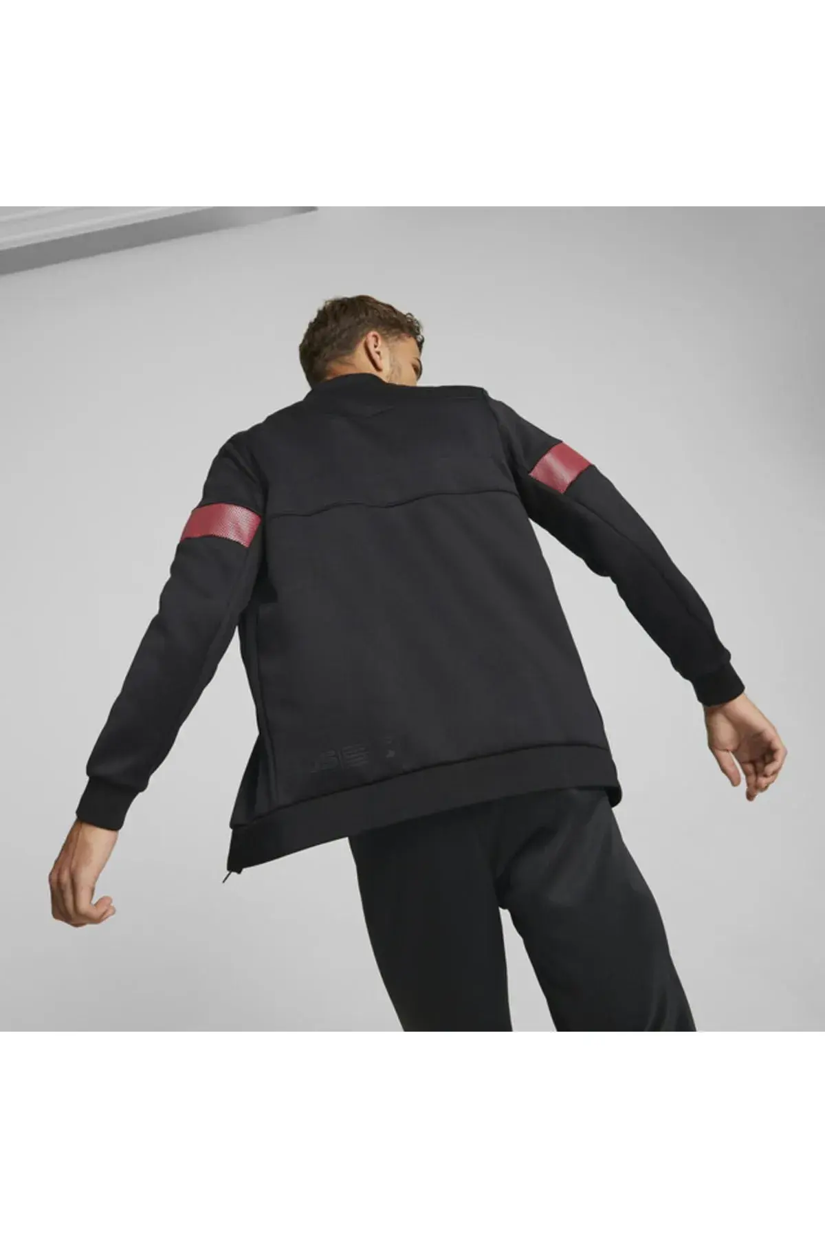 Puma Ferrari Race Metal Energy Jacket Siyah Erkek Track Jacket